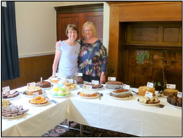 Dianne and Val with their goodies