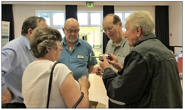 Stan explaining about soldering