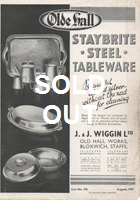 Click here to see a larger front cover of 'Staybrite Steel Tableware'