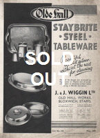 Click here to see a larger front cover of 'Staybrite Steel Tableware'