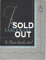 Click here to see a larger front cover of 'Fine Tableware'